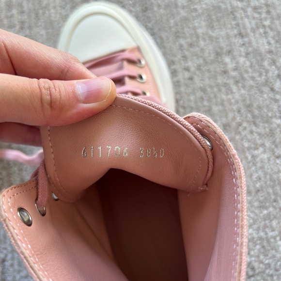 Alexander McQueen Women’s Tread Slick Boots in Pink/White - Picture 14 of 15